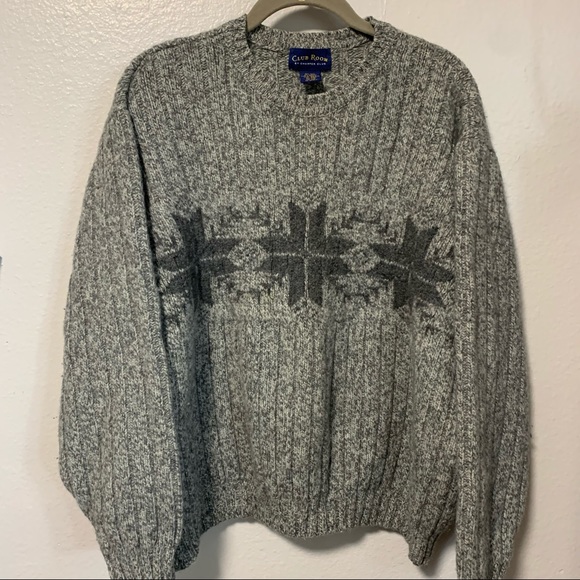 Club Room wool blend sweater heather gray size xxl - Picture 1 of 7